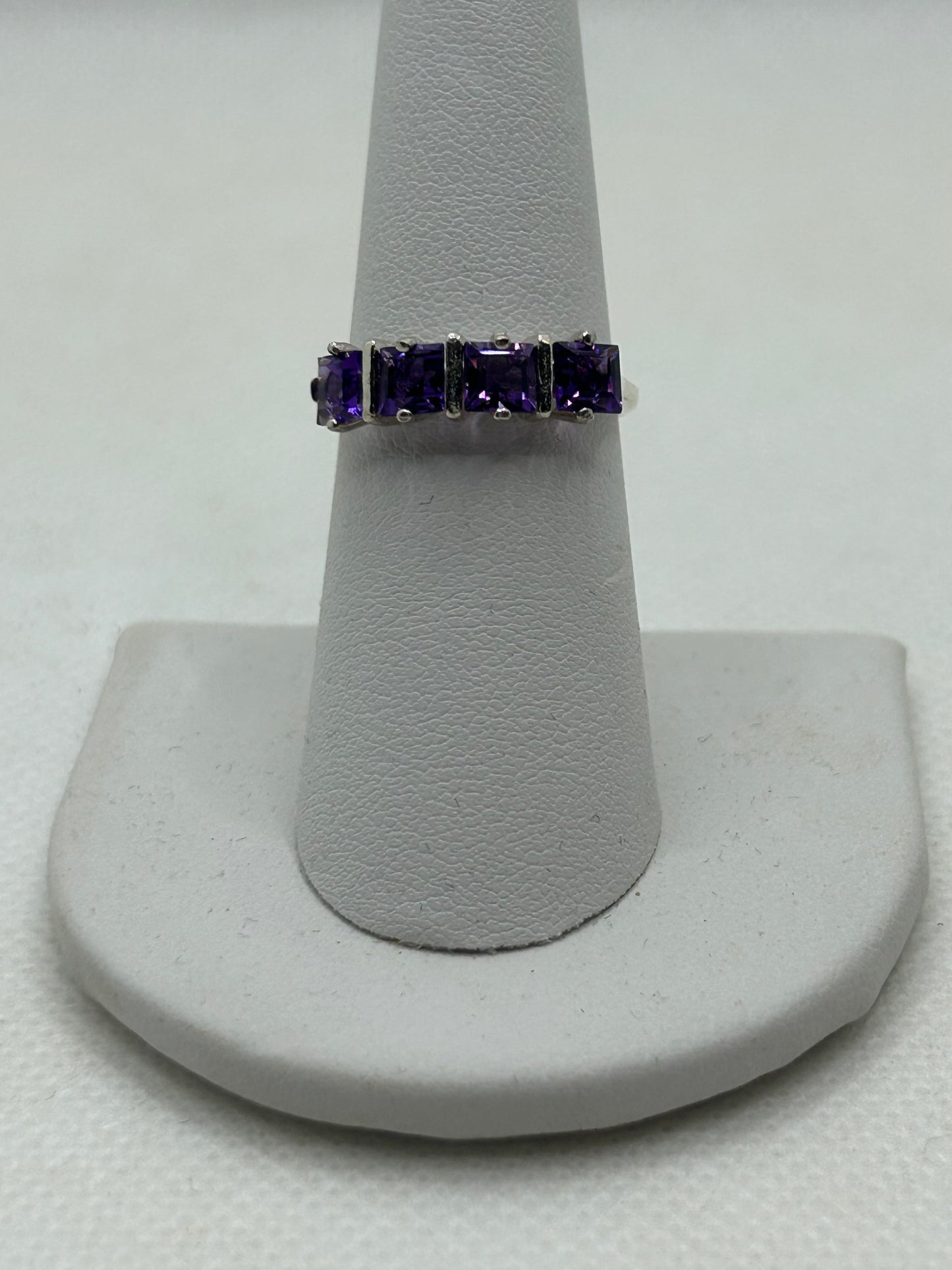 Amethyst Sterling Silver Ring