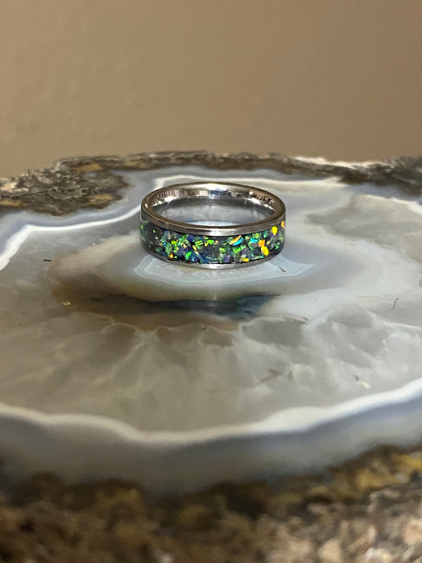 Black Opal 5 Ring